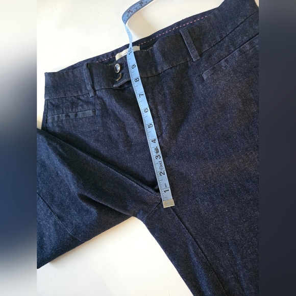 By Anthropologie The Essential Slim Cropped Pants 6 - Picture 8 of 9